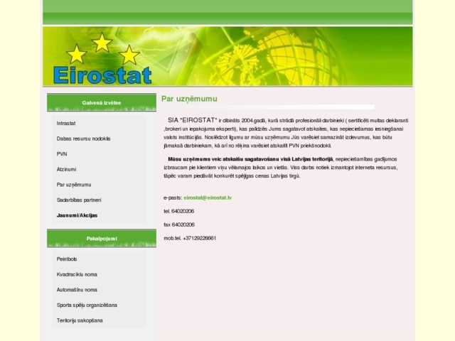 Eirostat, SIA