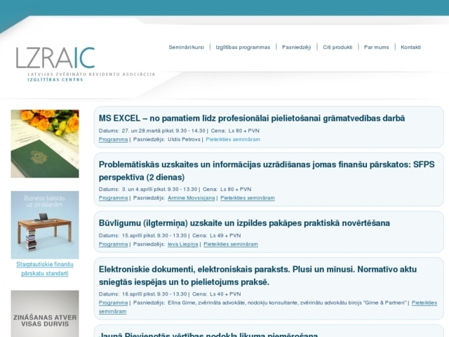 Latvijas zvērinātu revidentu asociācija, AS